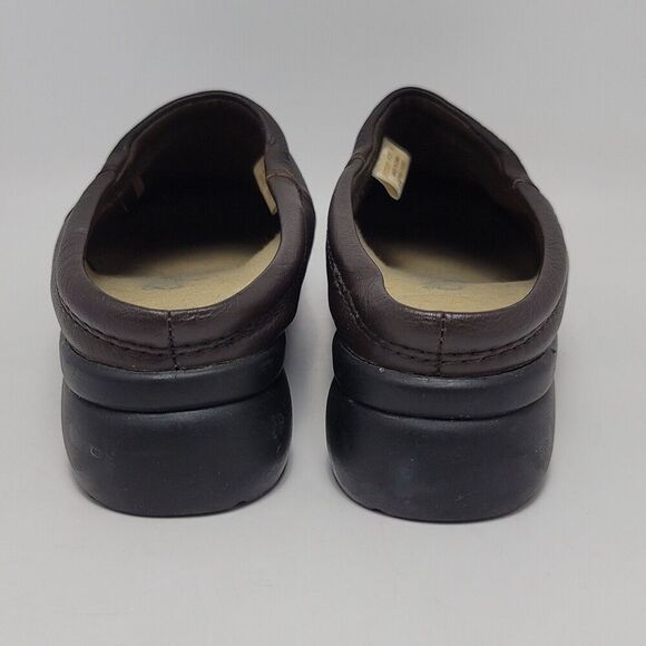 Cobbie Cuddlers Womens Brown Leather Clogs Slip On Shoes Size 9.5 - Picture 4 of 14